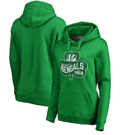 Women Cincinnati Bengals Pro Line by Fanatics Branded St. Patrick's Day Paddy's Pride Pullover Hoodie Kelly Green FengYun,We sell and wholesale Women Cincinnati Bengals Pro Line by Fanatics Branded St. Patrick's Day Paddy's Pride Pullover Hoodie Kelly Green FengYun on line form chian!